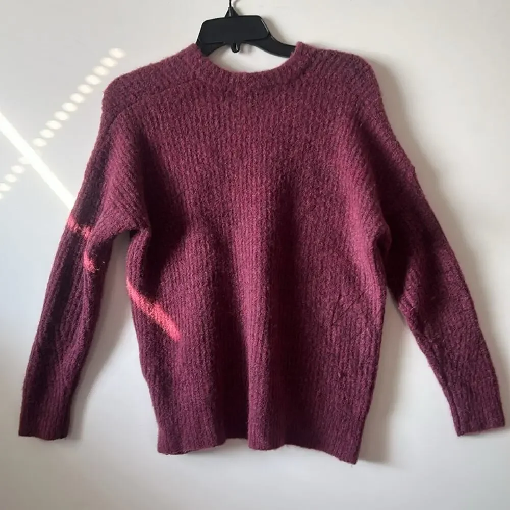 MADEWELL BELFIORE RIBBED PULLOVER SWEATER SIZE XS‎